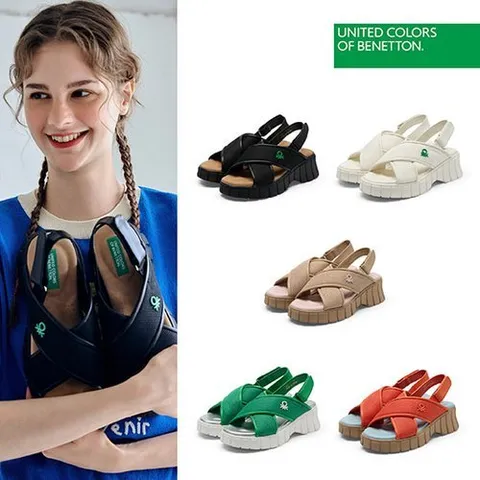 베네통 BENETTON 쿨 메쉬 샌들 세일