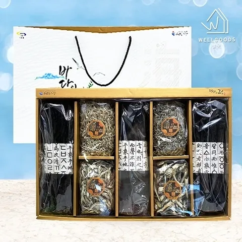 웰굿 부산 기장 바다소리 세트 1호(미역,세멸외4종)