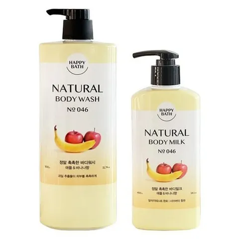 셀러허브 1 해피바스 정말 촉촉한 바디워시 900g + 촉촉 바디로션 400ml