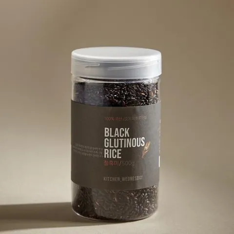 셀러허브 식품 찰흑미 햅쌀 찹쌀 찰흑미 500g