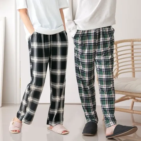 서울양말 피치기모 바지 팬츠 9부 파자마 잠옷 여자 시보리 남자 일자 겨울 보온 기모바지