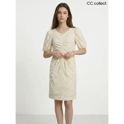 CC콜렉트 셔링 볼륨 미니원피스 C242MSE041IV1_P419596863