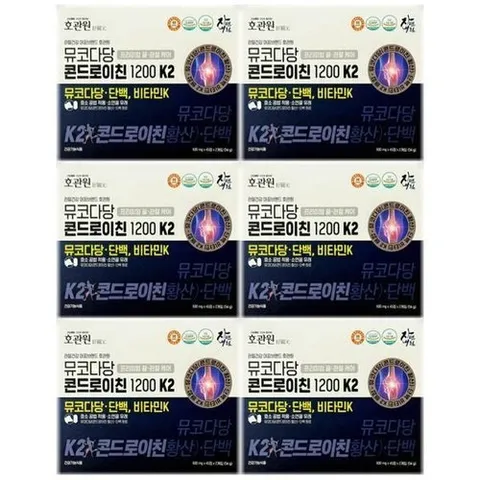 기타브랜드 호관원 뮤코다당 콘드로이친1200 K2 45정2개입 6박스_P408396128
