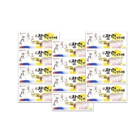 너만아는과자점 롯데제과 명가 찰떡파이 210g x 12개/ 과자 간식