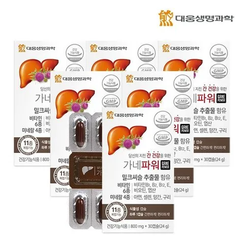 대웅생명과학 밀크씨슬 가네파워 6박스 6개월분