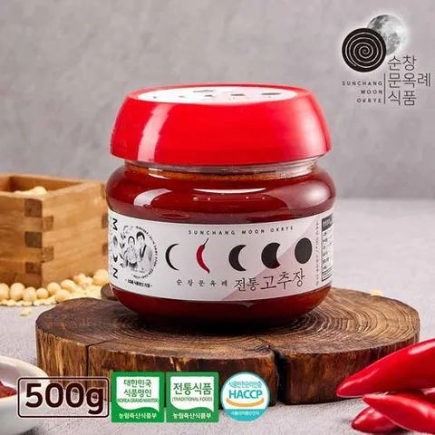 순창문옥례식품 전통 찹쌀 고추장 500g PET용기