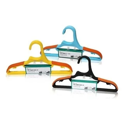 패션플러스 [HS라이프] 행거 옷걸이 옷장 더존 논슬립 5P 티셔츠 바지 원피스