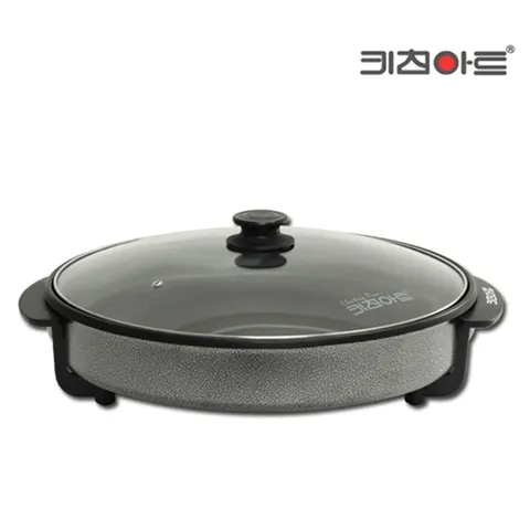 키친아트 원형 전기그릴팬 42cm 피자팬 전기구이팬 전팬