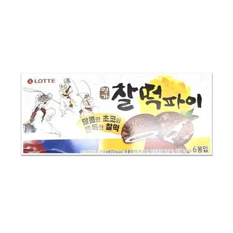 너만아는과자점 롯데제과 명가 찰떡파이 210g / 과자 간식