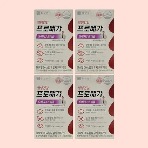 기타브랜드 프로메가 오메가3 트리플 60캡슐 4박스_P390233491