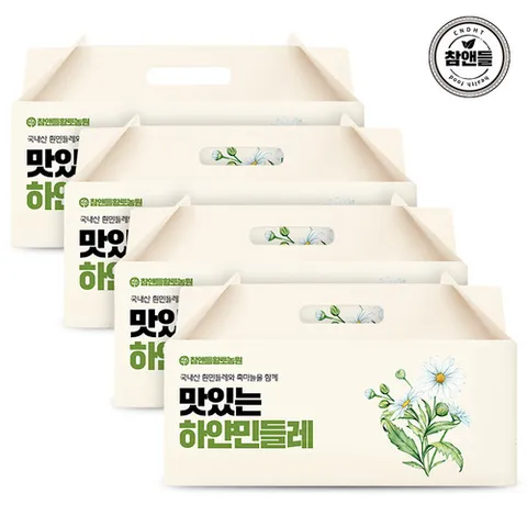 참앤들황토농원 맛있는 하얀 민들레즙 90ml 30포 4박스