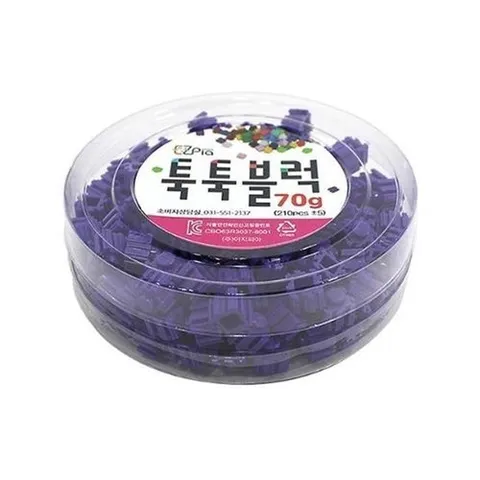 셀러허브 패션 이지 툭툭블럭  블록(청보라)70g 4EA