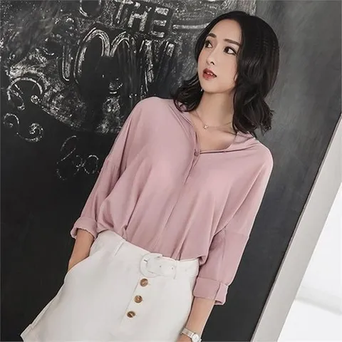 셀러허브 패션 [오노마] ONM 베이직한 하늘하늘 셔츠발라우스 (8816389)