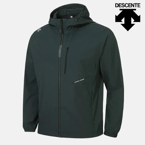 데상트 러닝 에센셜 후드형 바람막이 SP313RWB71DGRN 바람막이_P398956581