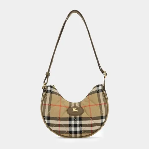 버버리 호스슈 크레센트 크로스바디 백 8111308 샌드