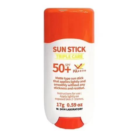 셀러허브 식품 [1+1]W피부연구소 자외선 차단제 휴대용 선크림 트리플케어 선스틱 17g