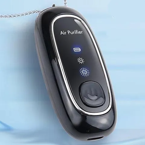 셀러허브 가전 Coms 목걸이형 공기청정기 휴대용 미니 소형 500mAh 60시간 사용 (11187243)