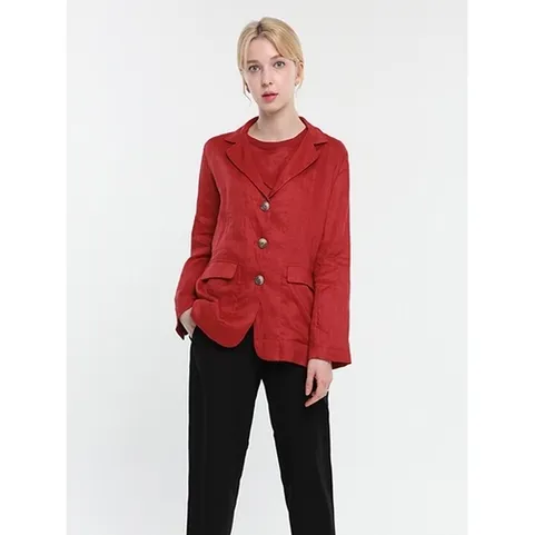 마르조 마르조][2종]폴리 린넨 자켓