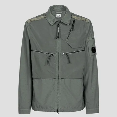 기타 CP컴퍼니 Taylon P Mixed Overshirt (STONE GRAY) 11CMOS152A-005782M 665