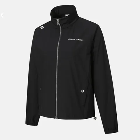 데상트 우먼스 메쉬 안감 웜업자켓 SQ122PWT11BLK0 바람막이_P415213170