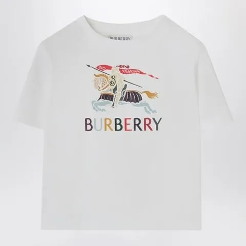 버버리 26SS  키즈  버버리   여성 EKD 반팔 티셔츠 8121196153156 White BPG