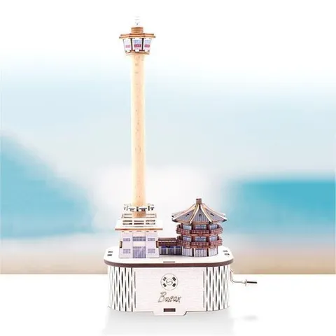 셀러허브 1 영공방 오르골만들기 DIY 수동 오르골 부산타워 (YM86246)