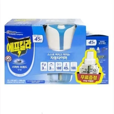 셀러허브 패션 [QNR1X433_56]스마트 모기 리퀴드(본체+리필)자동타이머