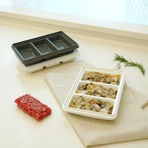 창신리빙 칸칸 아이스 얼음 냉동실 소분용기 3구 2개