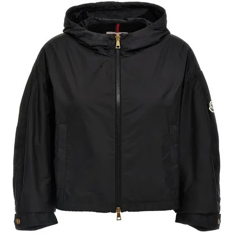 몽클레어 25FW 비질 VIZILLE 로고 패치 바람막이 자켓 블랙 1A001 62 53A5E 999