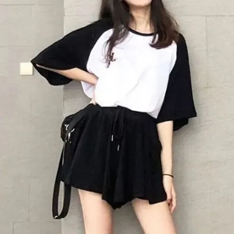 패션플러스 [모노무드] LMO 올데이 여성 캐쥬얼 이지 허리밴딩 플레어스커트 팬츠 코디세트여친룩