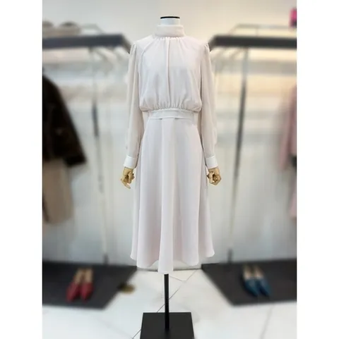 더아이잗컬렉션 플레어 원피스 블라우스 세트 CS3B0OP431 -DG