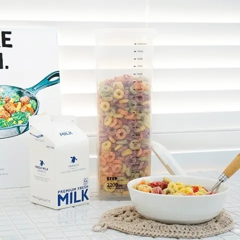 창신리빙 센스 스텝 포켓용기 5호 (2200ml) / T9000