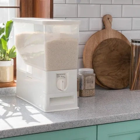 창신리빙 프랑코 다이얼 쌀통 12kg