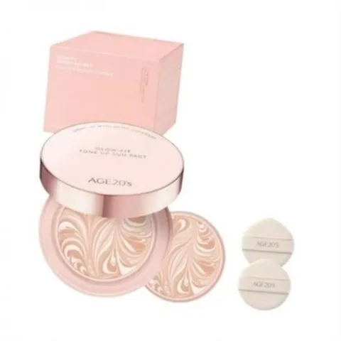 셀러허브 1 본품+리필) 에이지투웨니스 글로우핏 톤업 선팩트 12.5gx2 SPF50+ x3SET_GrspKQT