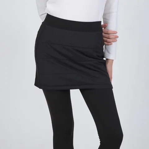 이지바이 투엘라 레이첼 여성 골프 밴딩 패딩 치마 데일리 아웃도어 스판 기모 레깅스(W5WP31)