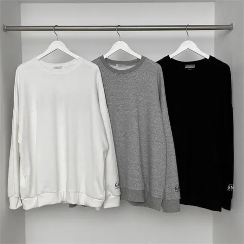 셀러허브 패션 빅사이즈사랑해요 K762L301 가먼오버롱나염맨투맨티 PO (9469314)