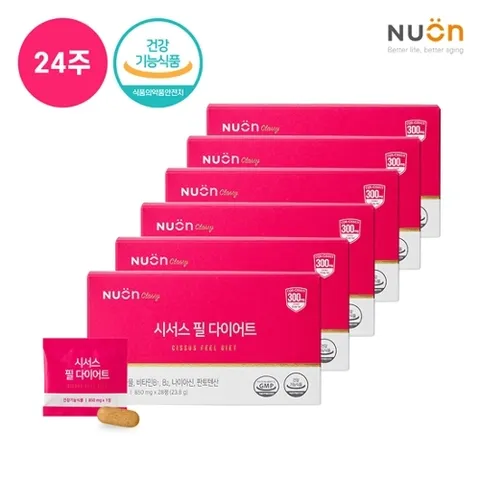 뉴온 [24주분]시서스 필 다이어트 6박스(850mg*28정*6박스)