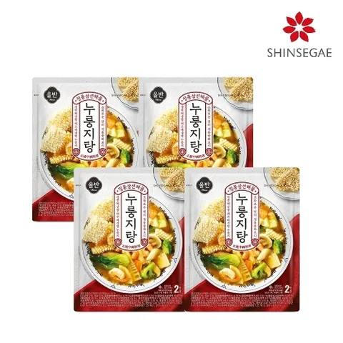 올반 [T][올반] 정통 삼선 해물누룽지탕 500g x 4팩