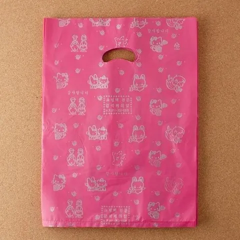 셀러허브 생활리빙 100p 양장비닐봉투(핑크)(27)/쇼핑몰판매용