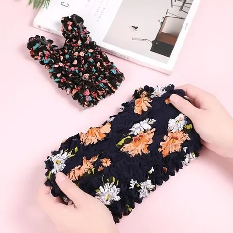 셀러허브 1 미니 휴대용 장바구니 늘어나는 요술 시장가방 백 폴리에스터 쇼핑백