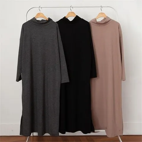 셀러허브 패션 빅사이즈사랑해요 G187L112 반목밑트임스판원피스 LD