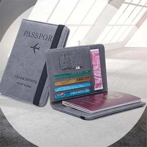 셀러허브 1 여권지갑 네임택 세트 안티스키밍 여행용 지갑 러기지택 골프 백팩 태그