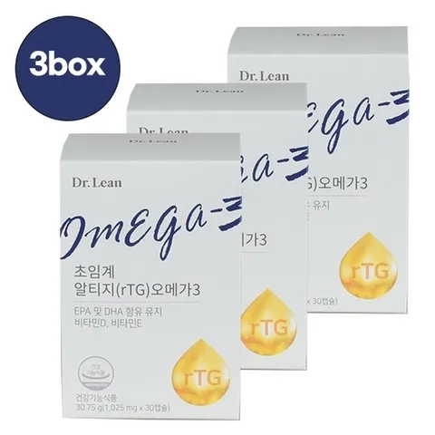 닥터린 닥터린 초임계 알티지(rTG) 오메가3 30정 3박스