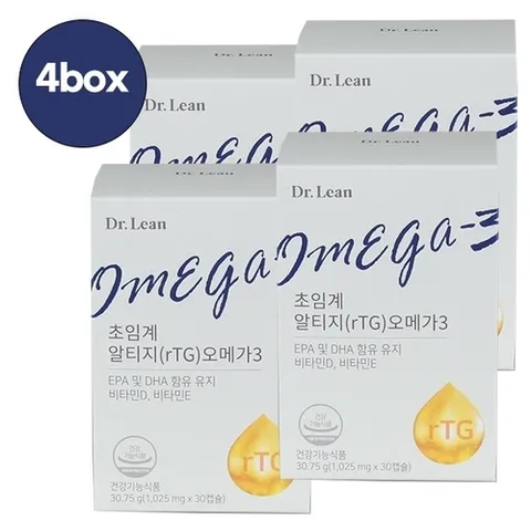 닥터린 닥터린 초임계 알티지(rTG) 오메가3 30정 4박스