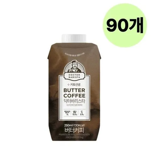 셀러허브 식품 키토선생 닥터바리스타 방탄커피 버터커피 250ml 90개 (39364860)