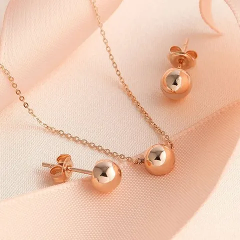 비앤비골드 14K 클래식 하프볼 주얼리세트 NPS29327