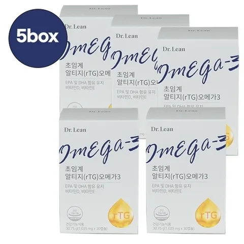 닥터린 닥터린 초임계 알티지(rTG) 오메가3 30정 5박스