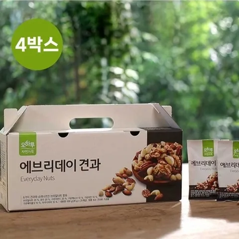 오하루 자연가득 [오하루] 에브리데이 견과 25포 X 4박스