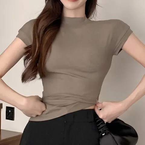 셀러허브 패션 [라일리여성의류] Rly 반폴라 슬림핏 반팔 DS-DD671 (50688785)