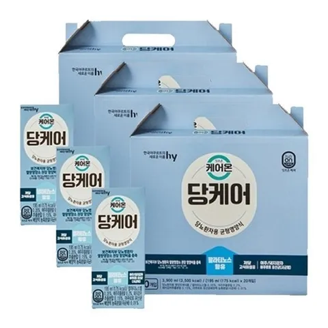 한국야쿠르트 HY한국야쿠르트 잇츠온 케어온 당케어 195mlX20개입X3박스 (32665451)